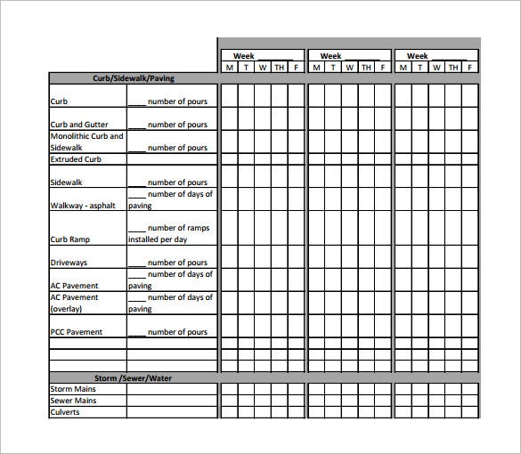 free construction draw schedule template